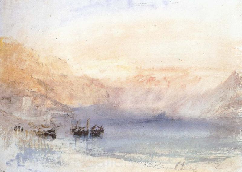 Joseph Mallord William Turner Lake France oil painting art